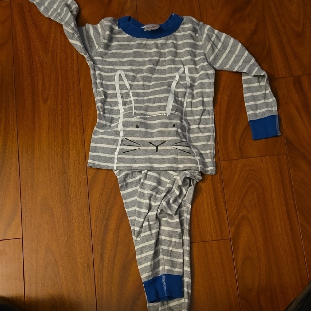 Hanna Andersson Gray and Blue Pajama Sets